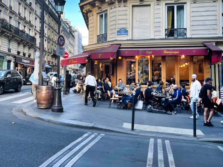 Café Ventura im Marais-Viertel von Paris Frankreich