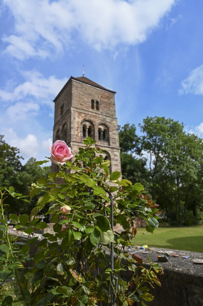 Katharinenturm neben der Stiftsruine in Bad Hersfeld