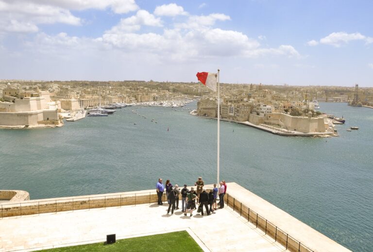 Upper Barrakka Gardens in Valletta